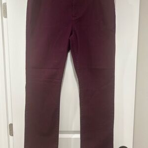 St Johns Bay Plum Onyx Mid Rise Straight Leg Jeans